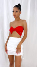 Load image into Gallery viewer, TORI TWIST TIE TOP - RED
